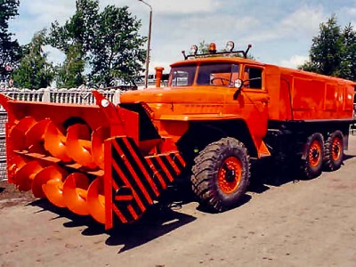 Pług wirnikowy do śniegu URAL D-902 - naprawa modernizacja