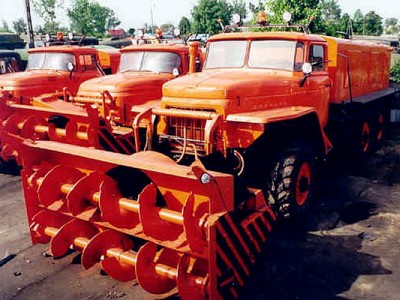 Pług wirnikowy do śniegu URAL D-902 - naprawa modernizacja